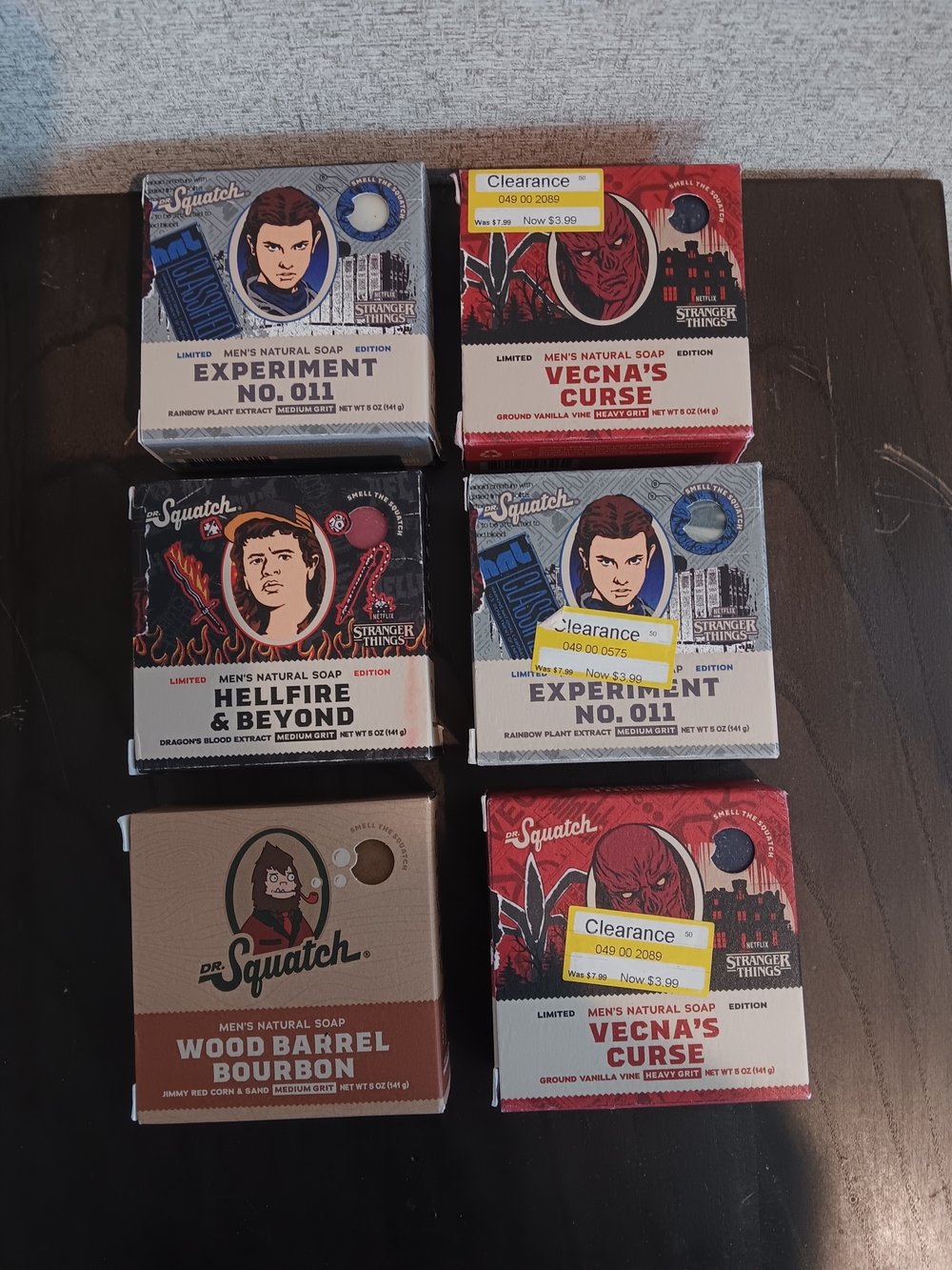 Dr. Squatch Men's Natural Soap Variety Pack - Assorted Scents X 6